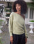 Green Soft Slash Neck Jumper