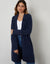 Navy Knitted Coatigan