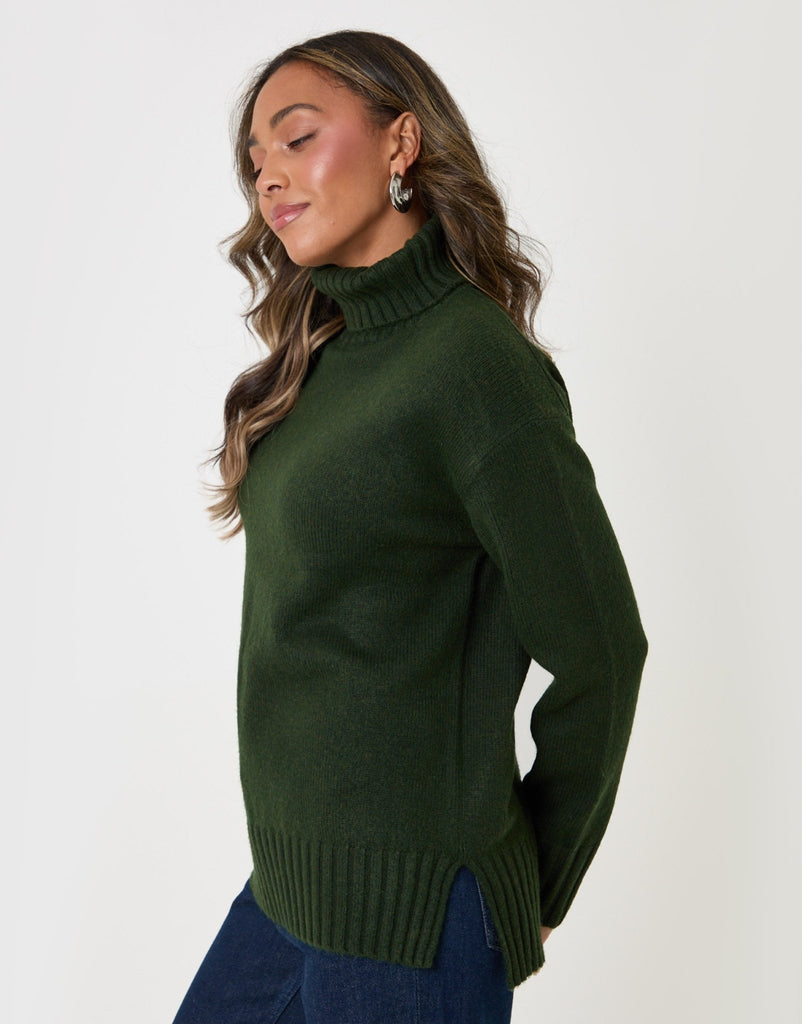 Oversized Roll Neck Jumper