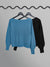 Black & Blue Chunky Knit Slash Neck Jumpers (2 Pack)