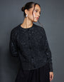 Black Knitted Sequin Cardigan