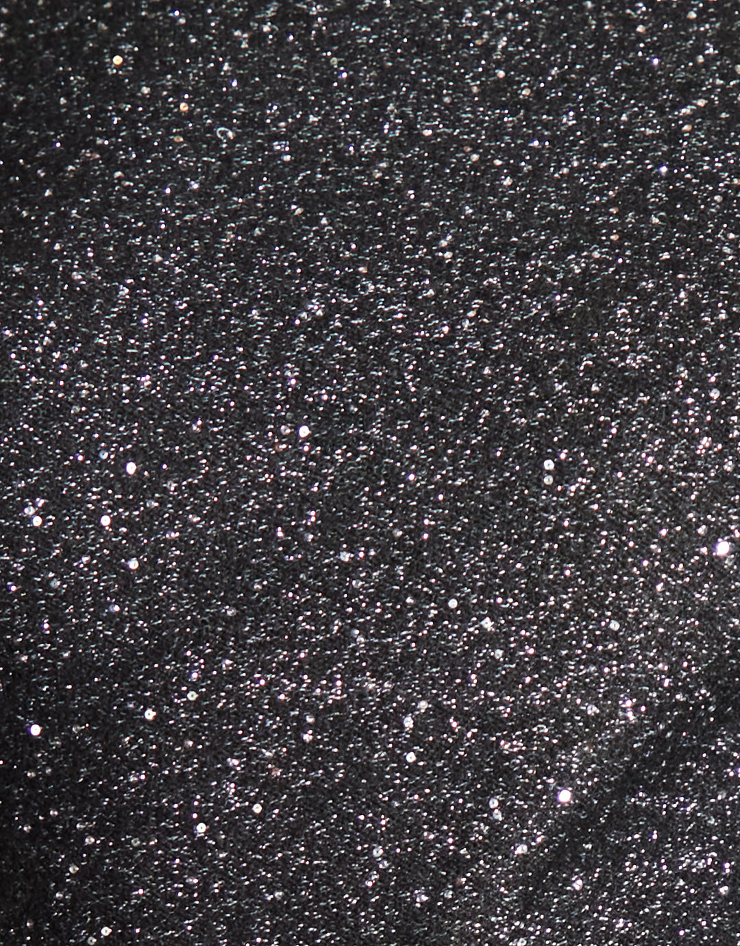 Black Knitted Sequin Slash Neck Mini Dress