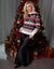 Black Christmas Fairisle Knitted Jumper
