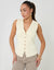 Lemon Yellow V-Neck Knitted Waistcoat