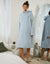 Baby Blue Oversized Longline Hoodie