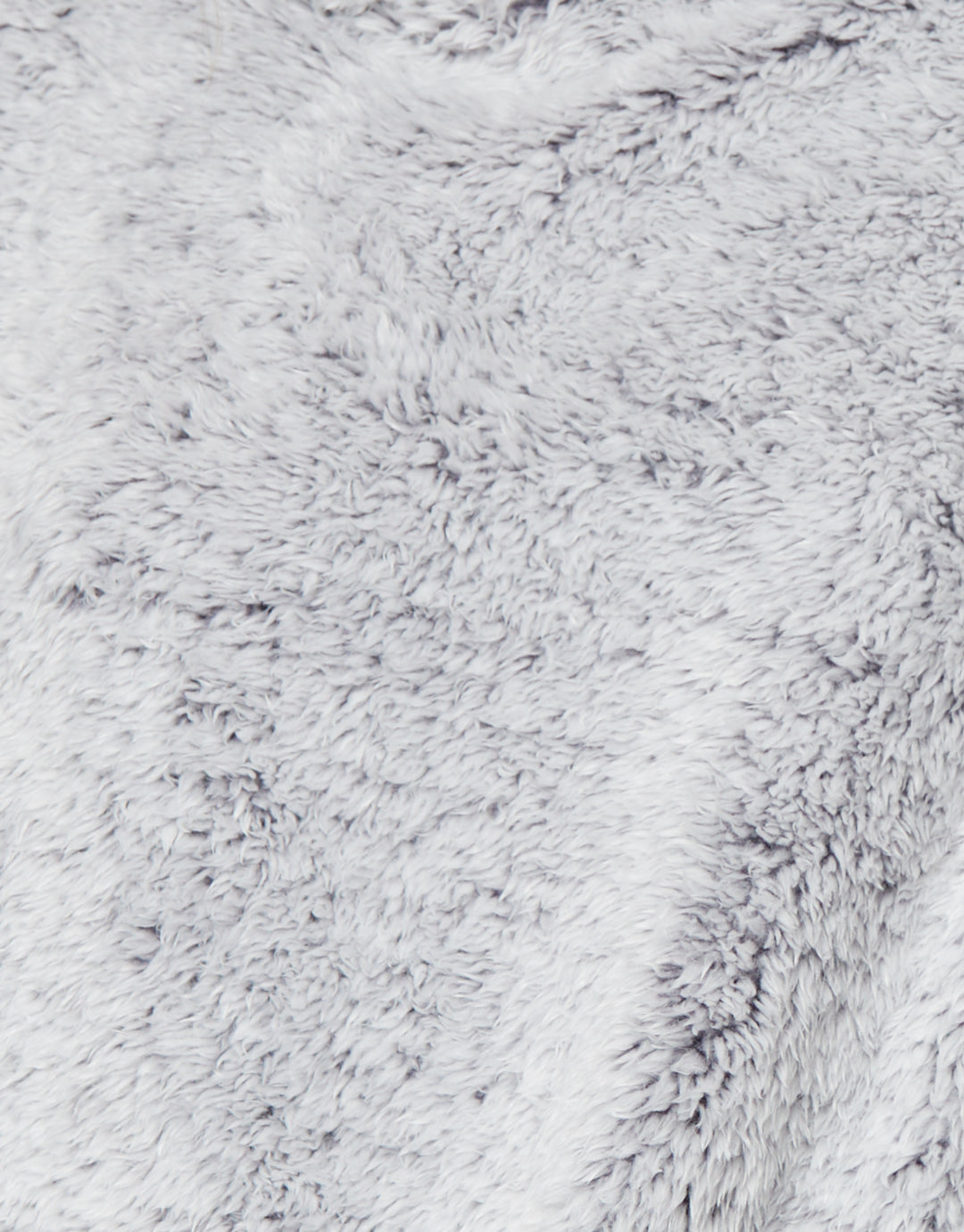 Light Grey Fluffy Oversized Hoodie