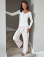 Pink Long Sleeve Check Pyjamas (2-Piece Set)