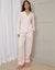 Pink Striped Long Button-Through Pyjamas (2-Piece Set)