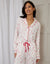 White Printed Long Button-Through Pyjamas (2-Piece Set)