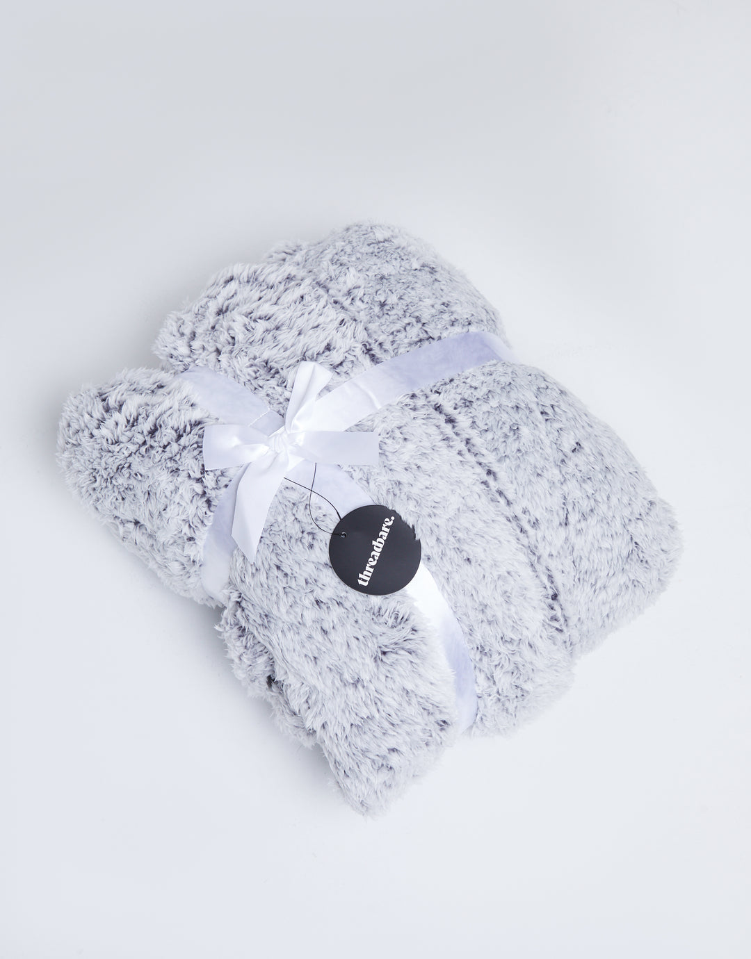 Grey Fluffy Dressing Gown