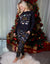 Black Christmas Print Long Pyjamas (2-Piece Set)