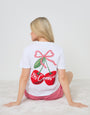 Red Cherry Print Gingham Pyjamas (2-Piece Set)