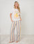 Cream Lemonade Graphic Print Cotton Pyjamas (2-Piece Set)
