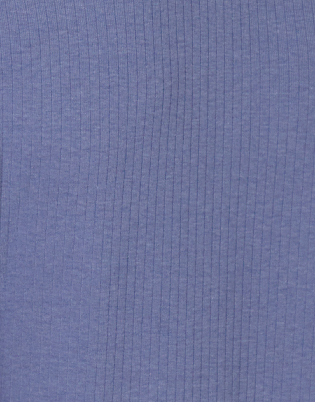 Blue Ribbed Jersey Button Up Cardigan