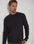 Black Knitted Crew Neck Jumper