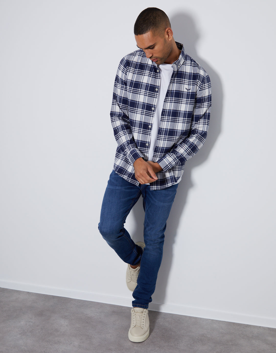 Mid Wash Skinny Fit Jeans