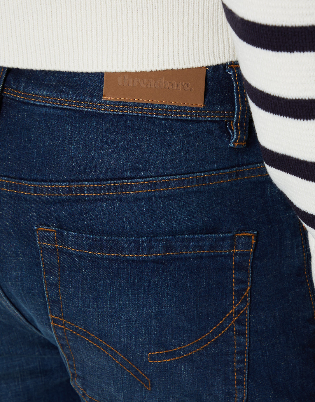 Vintage Wash Slim Fit Jeans