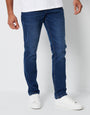 Mid Wash Slim Fit Jeans