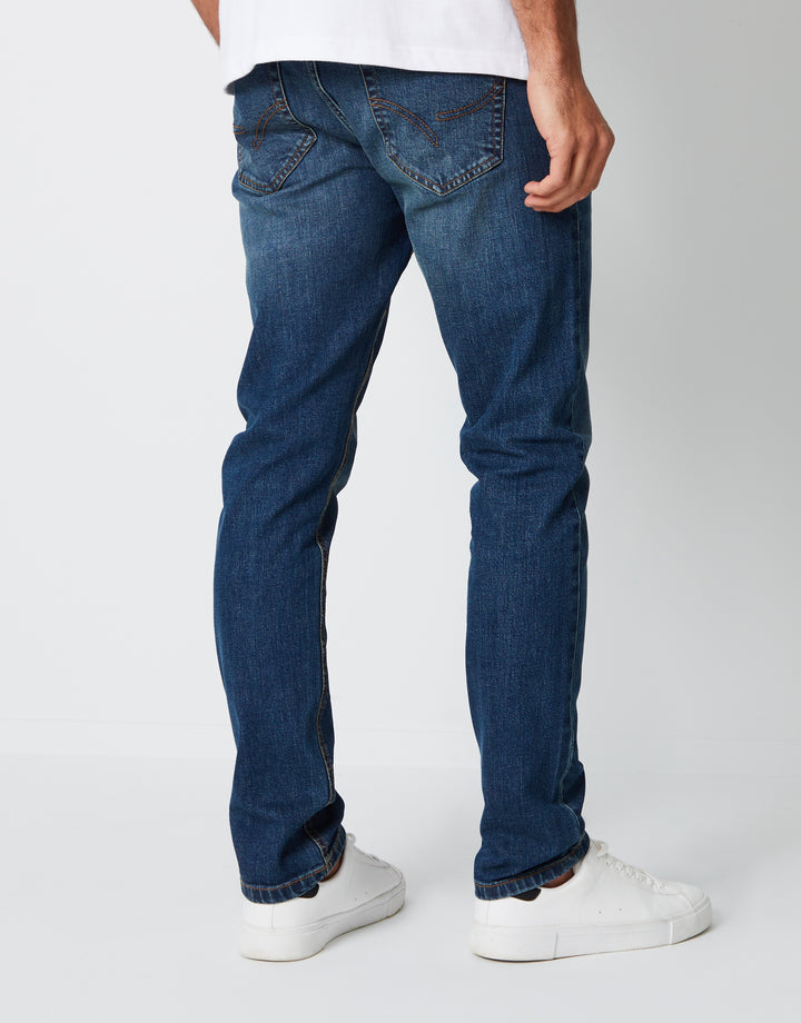 Dirty Wash Slim Fit Jeans