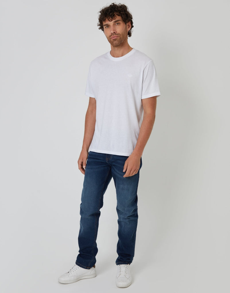 Straight Leg Jeans in Vintage Wash
