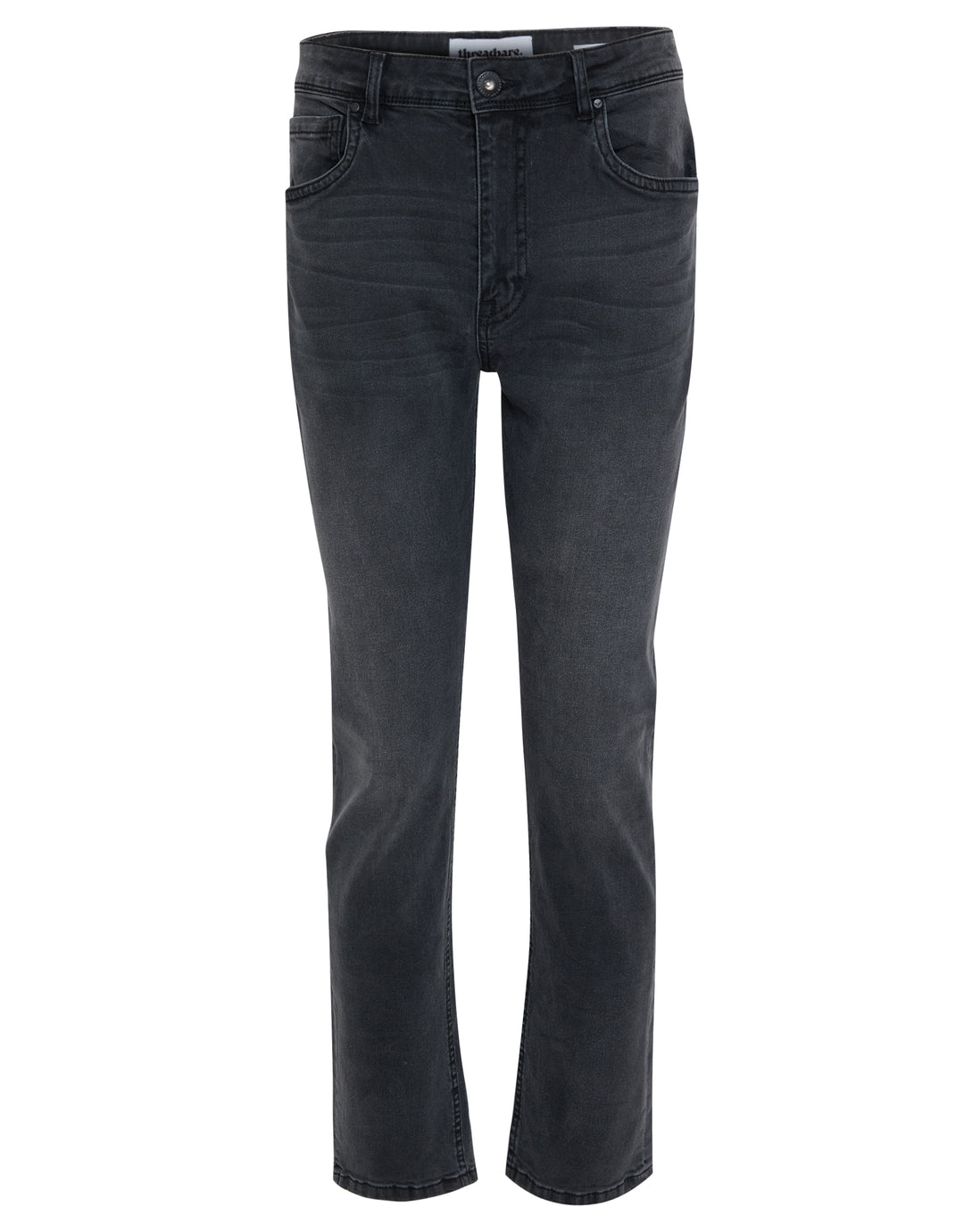 Grey Straight Leg Jeans