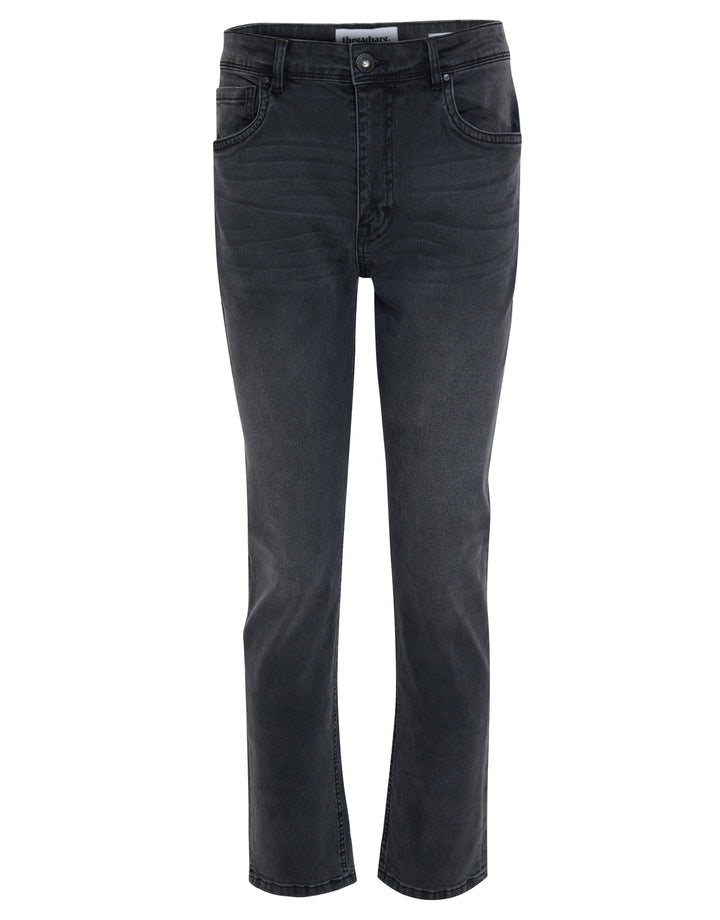 Grey Straight Leg Jeans