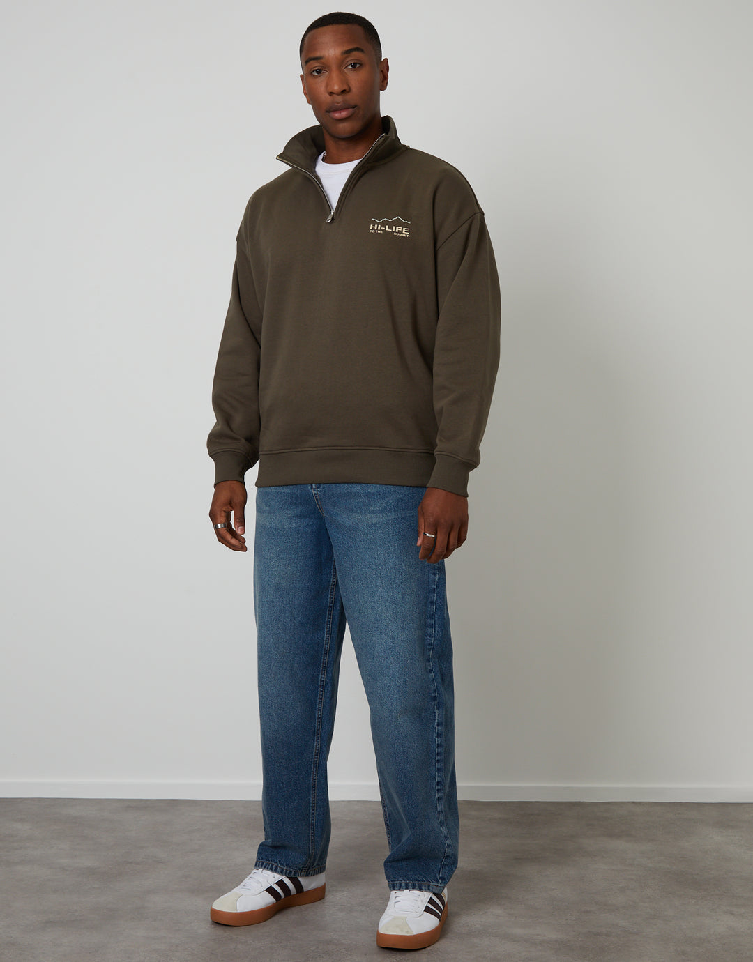 Light Wash Baggy Fit Jeans