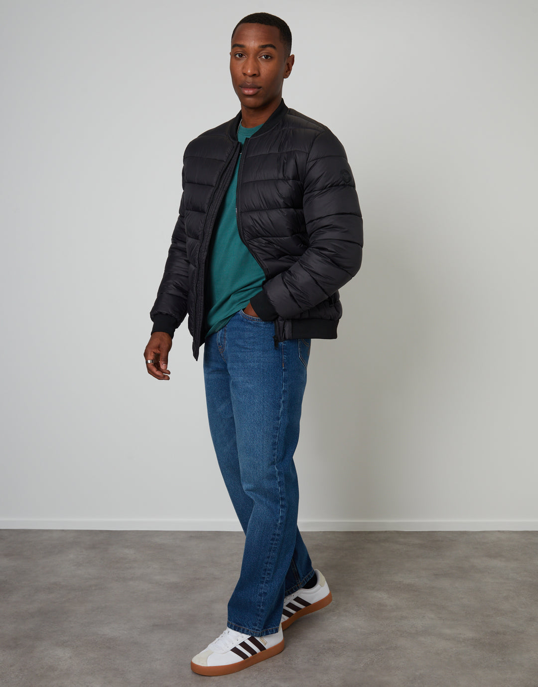 Mid Wash Loose Fit Jeans