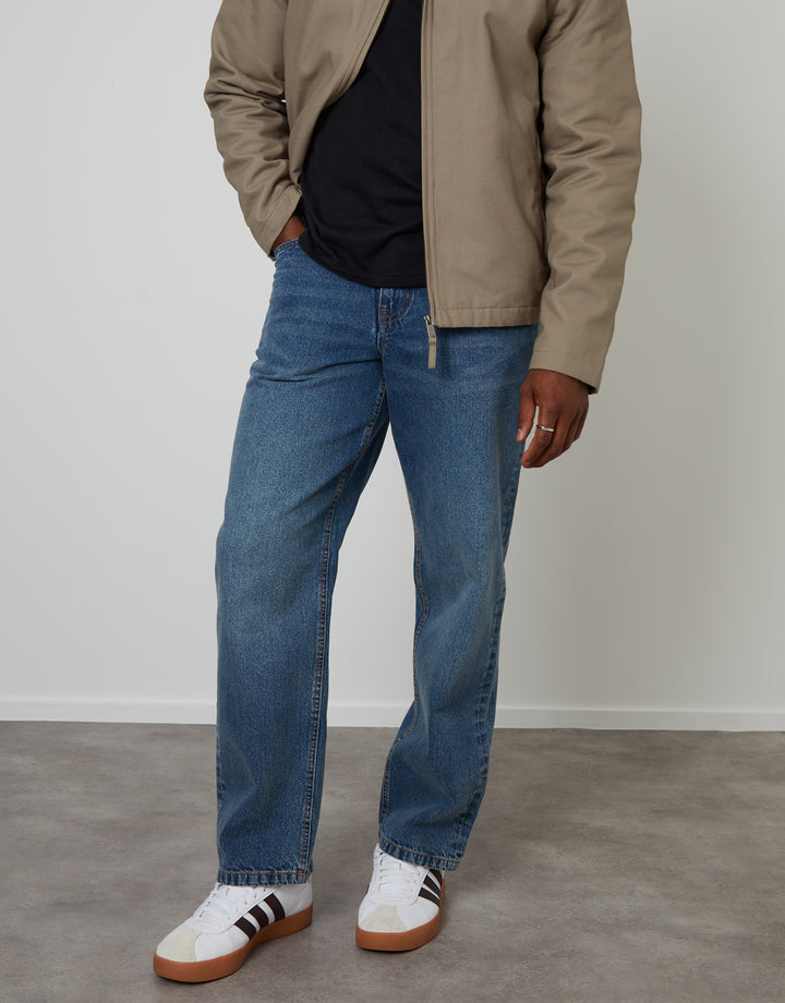 Light Wash Loose Fit Jeans