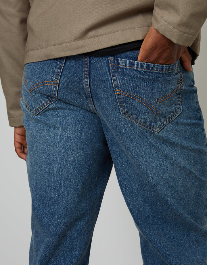 Light Wash Loose Fit Jeans