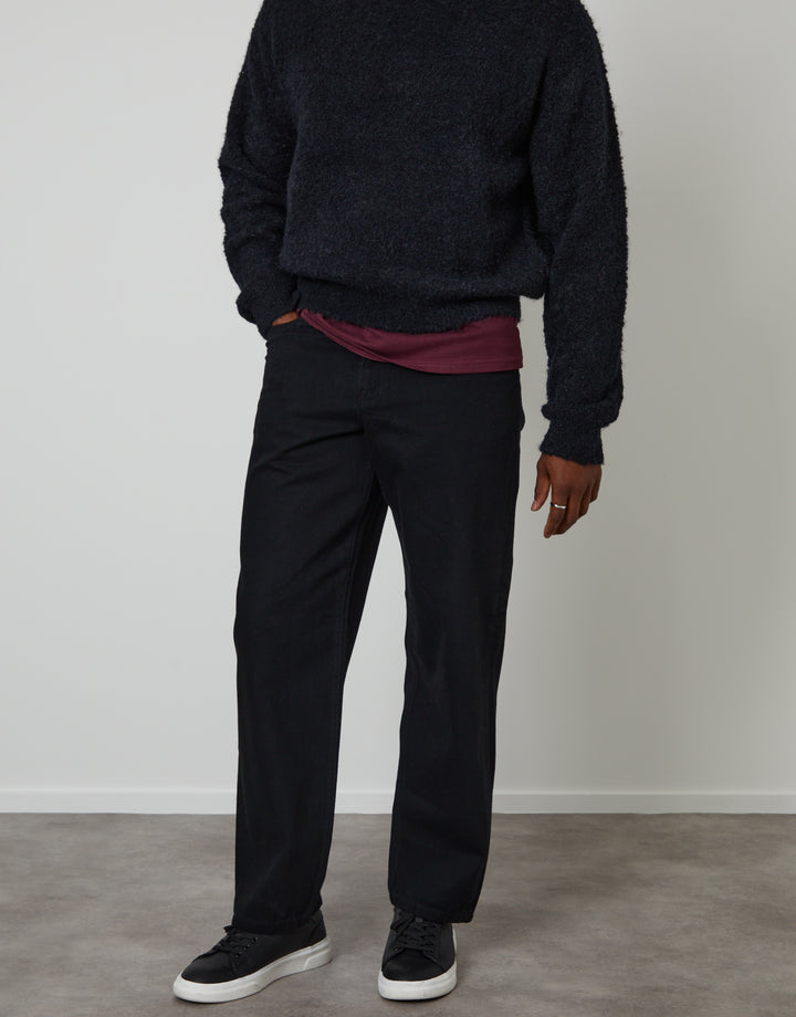 Black Loose Fit Jeans