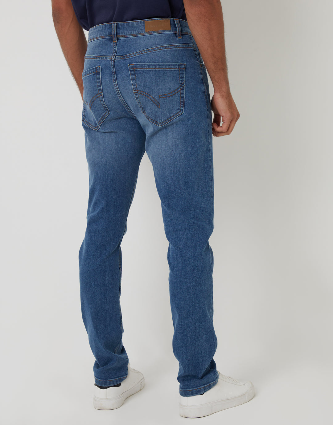 Light Wash Slim Fit Jeans