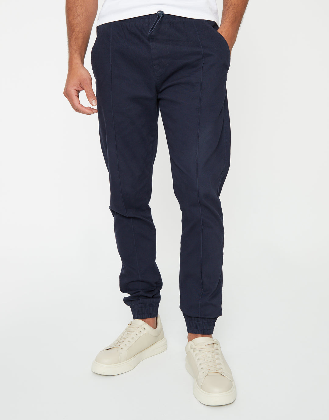 Navy Slim Fit Trousers