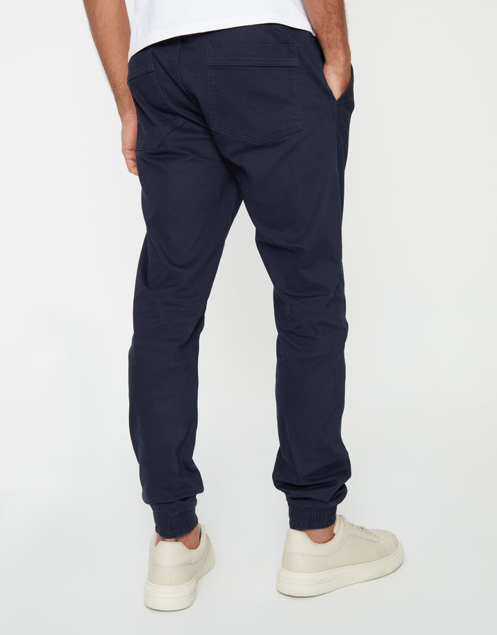 Navy Slim Fit Trousers