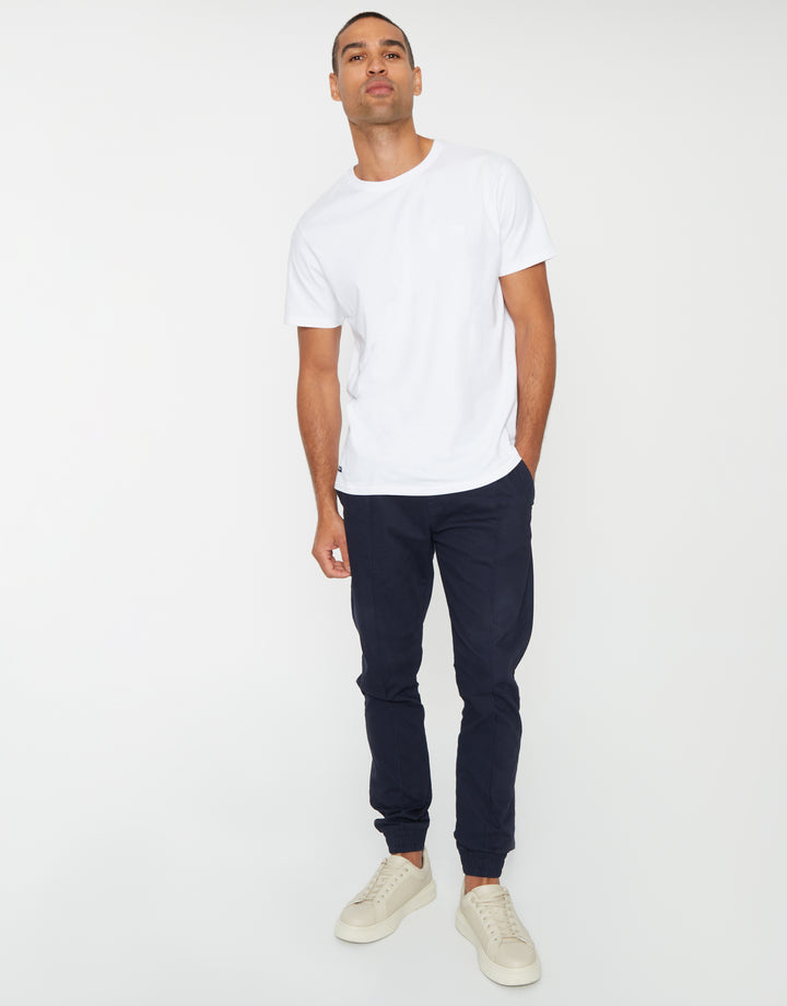Navy Slim Fit Trousers
