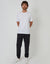 Elasticated Waist Cargo Trousers in Black