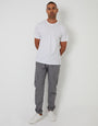 Slate Grey Elasticated Waist Cargo Trousers