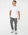 Slim Fit Cargo Pocket Jogger Style Trousers in Slate Grey