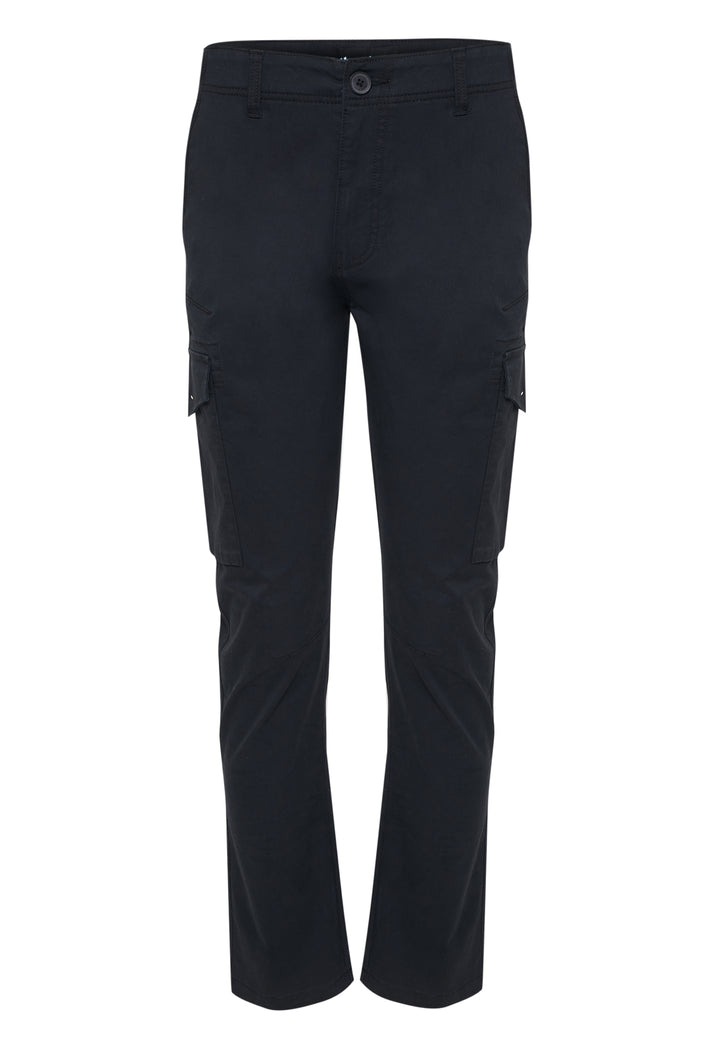 Black Slim Fit Cargo Style Trouser