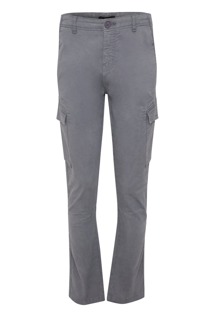 Slate Grey Slim Fit Cargo Style Trouser