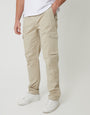 Stone Slim Fit Cargo Style Trouser