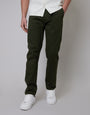 Forest Green Regular Fit Chino Trousers