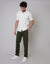 Regular Fit Chino Trousers in Forest Green
