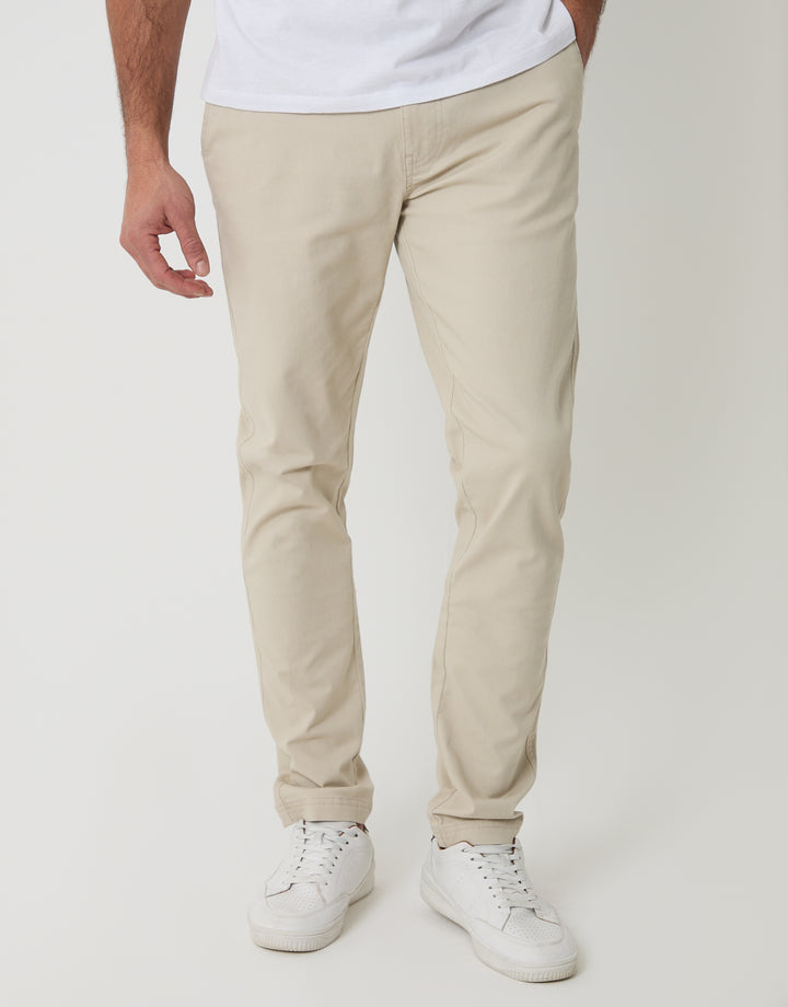 Light Stone Slim Fit Chino Trousers
