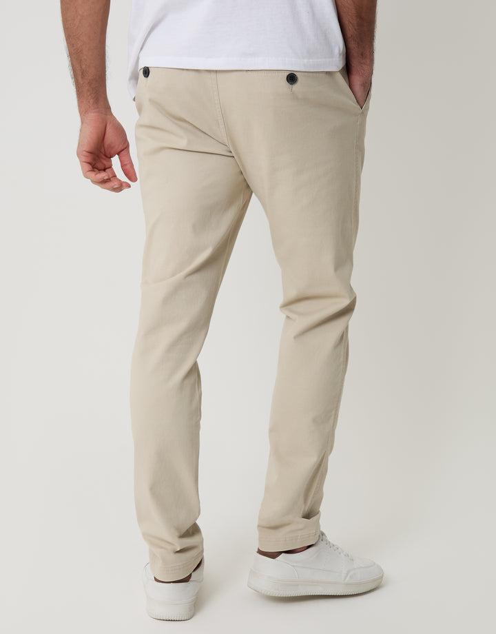 Light Stone Slim Fit Chino Trousers