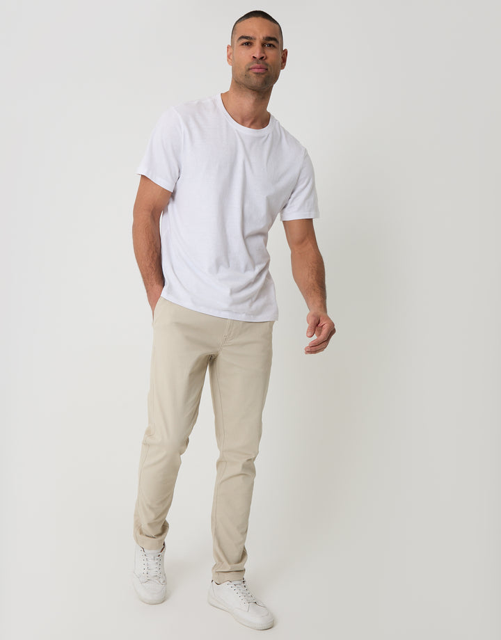 Light Stone Slim Fit Chino Trousers