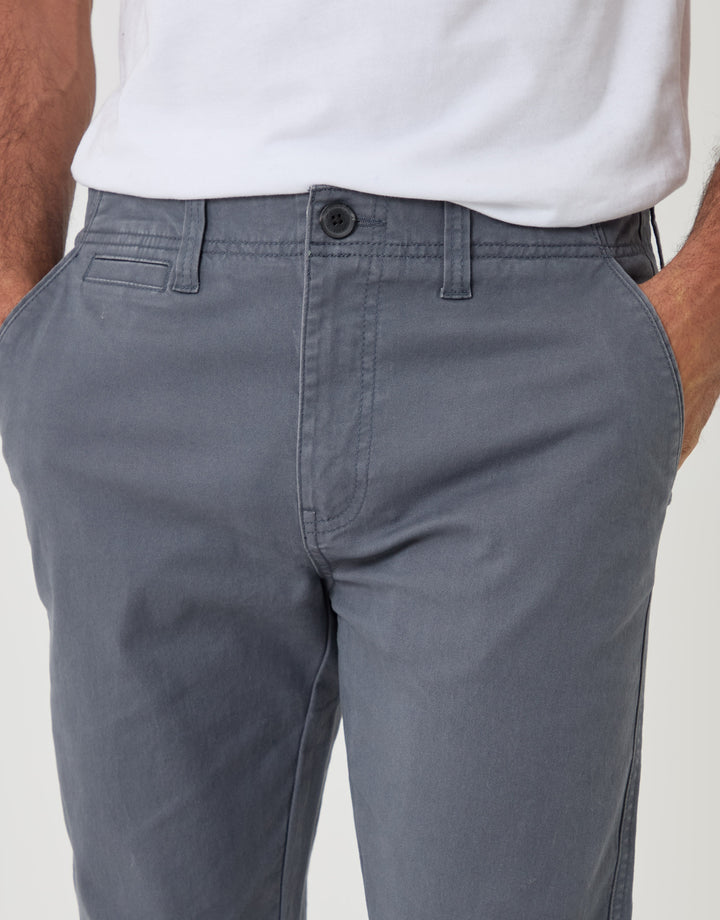 The Classic Slim Fit Chino Trousers in Grey