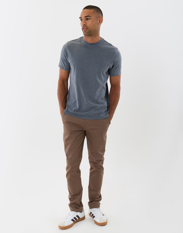 The Classic Slim Fit Chino Trousers in Brown