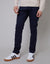 Navy Slim Fit 5 Pocket Chino Trousers