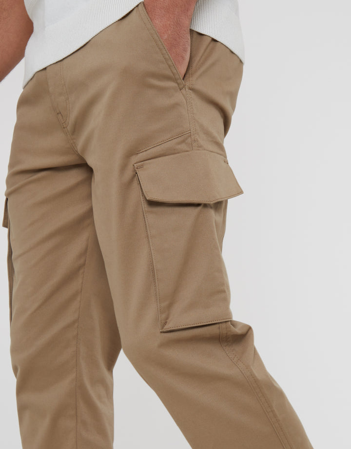 Stone Cargo Chino Trousers